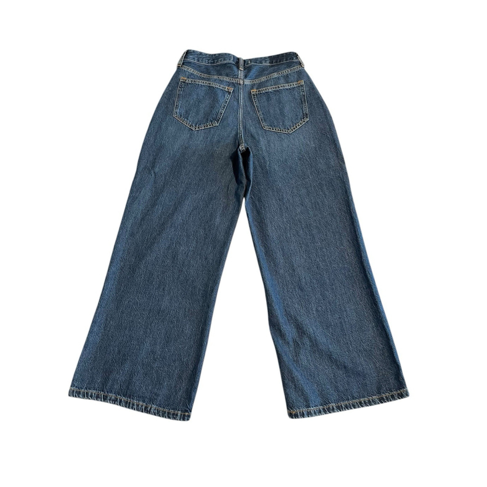 Abercrombie & Finch Wide Leg Jeans Womens 27 Curve Love High Rise Cropped NWT - Picture 12 of 12